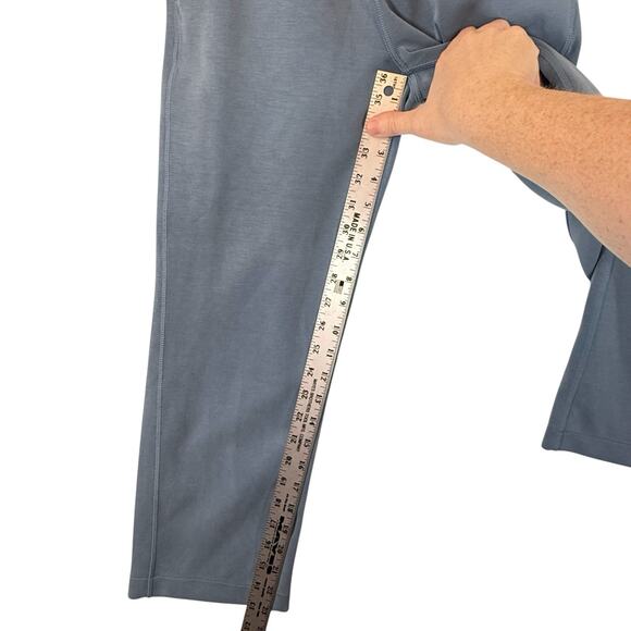 Lululemon Womens Softstreme High Rise Straight Leg Cropped Pant Size 0 Blue Gym - Picture 4 of 10